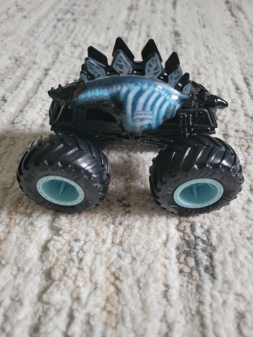 Black and Light Blue Monster Truck Kids Toy - HotWheel